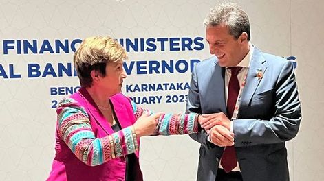 Massa se reunió con Georgieva, quién destaca “progreso” en cuarta revisión del programa