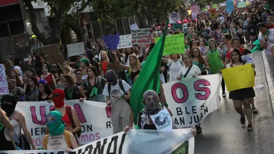 Reclamo múltiple por aborto legal y por el fin de la violencia machista