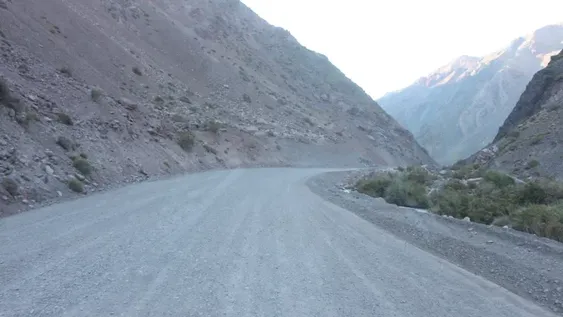 El Paso de Agua Negra, plagado de serruchos y lugares en los que hay que ir a 20km/h