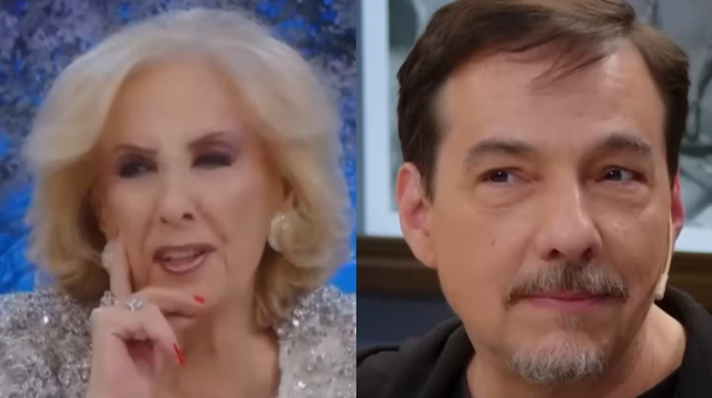 Mirtha Legrand y Fernán Mirás.