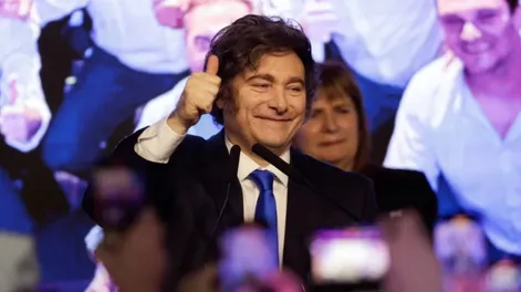 Javier Milei.-
