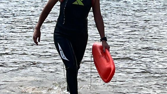 Natación. Juli Díaz estará en el Equipo 2 de Veladero para el Ironman 70.3