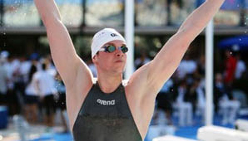 Biedermann batió el record de Phelps en el Mundial