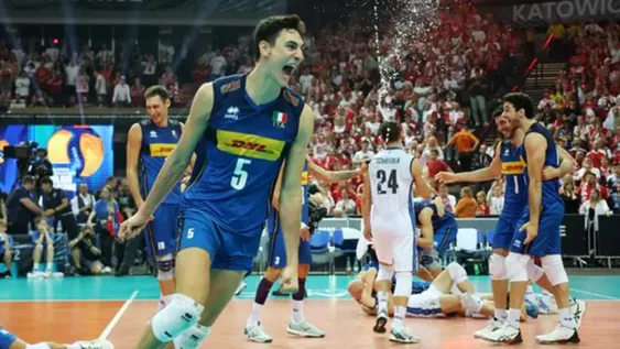 Italia destronó a Polonia en su propia casa: 3-1