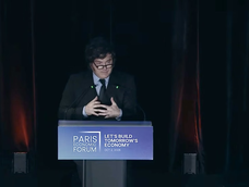 milei recibio en paris el premio al economista mas influyente y defendio su gestion