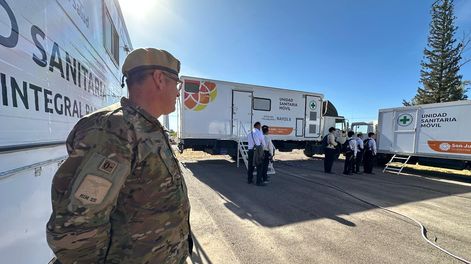 Son 180 los jóvenes sanjuaninos que participan de la revisión médica que se realiza en el RIM con la aspiración de ingresar al Ejército Argentino como soldado voluntario.
