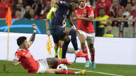 Sin Messi, el PSG empató con el Benfica de Otamendi y Fernández