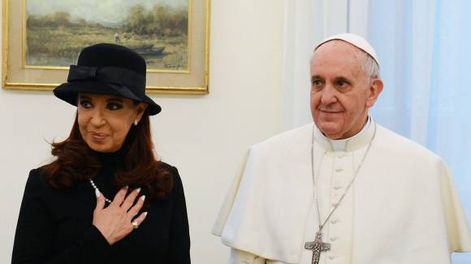 El Papa dudó del viaje de Cristina
