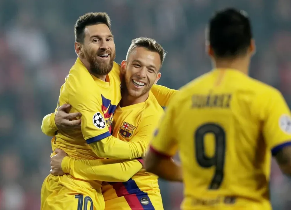Messi marcó en el triunfo del Barcelona ante el Slavia Praga