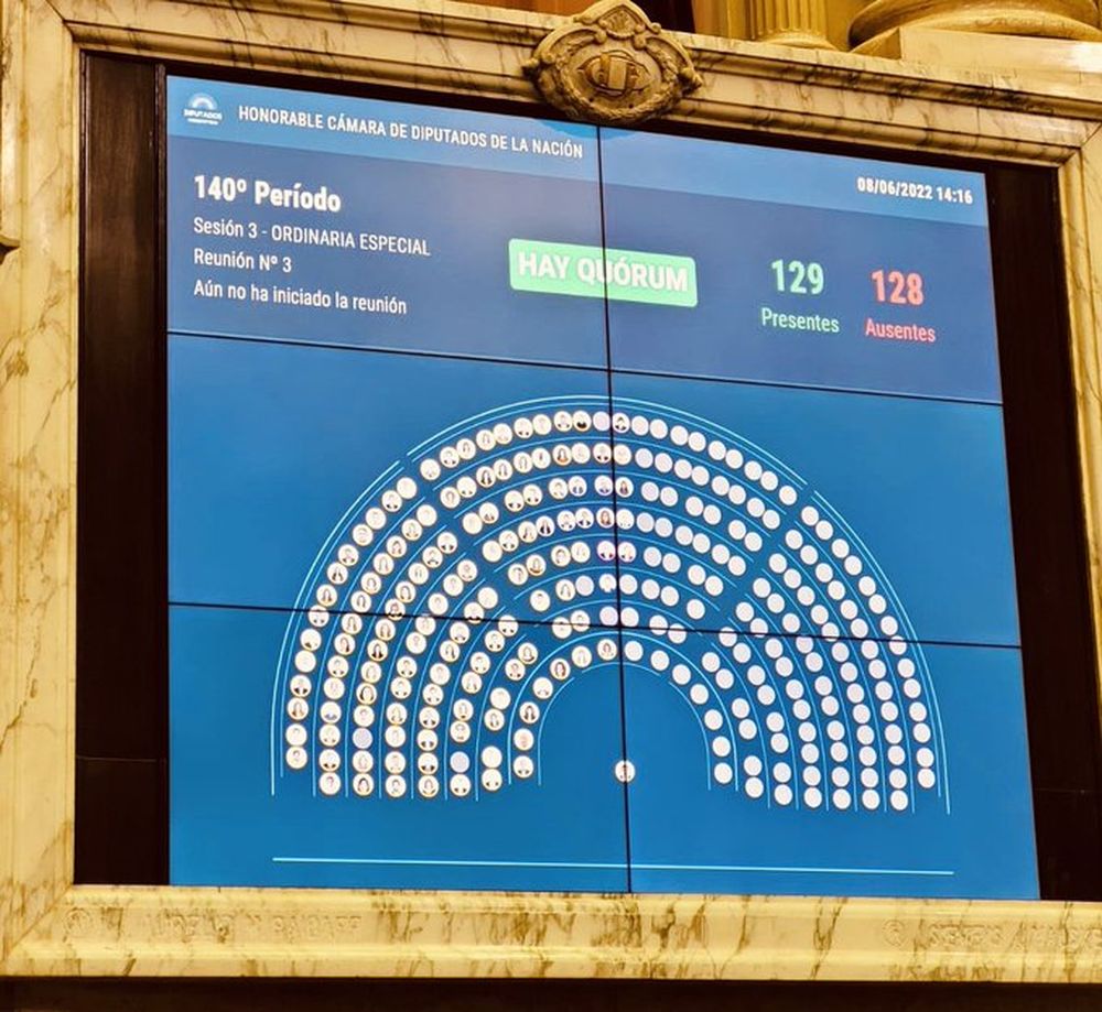 La oposición consiguió un ajustado quórum y ya se debate el proyecto de Boleta Única de Papel