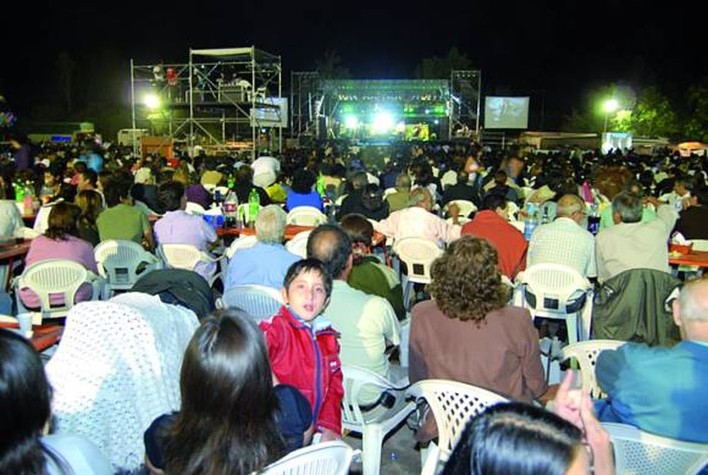 Luces de llamas y reflectores