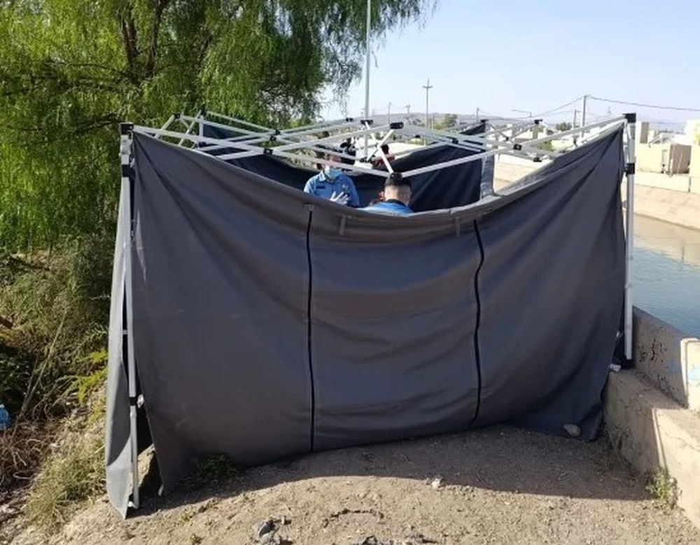 Hallazgo de cuerpo en el Canal Céspedes: creen que la mujer tenía unos 65 años, pero no logran identificarla.