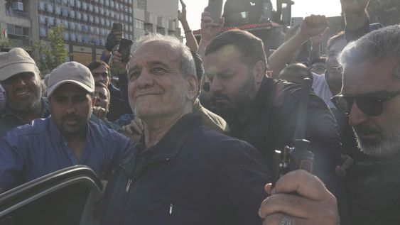 PRESIDENTE iraní, Masoud Pezeshkian.