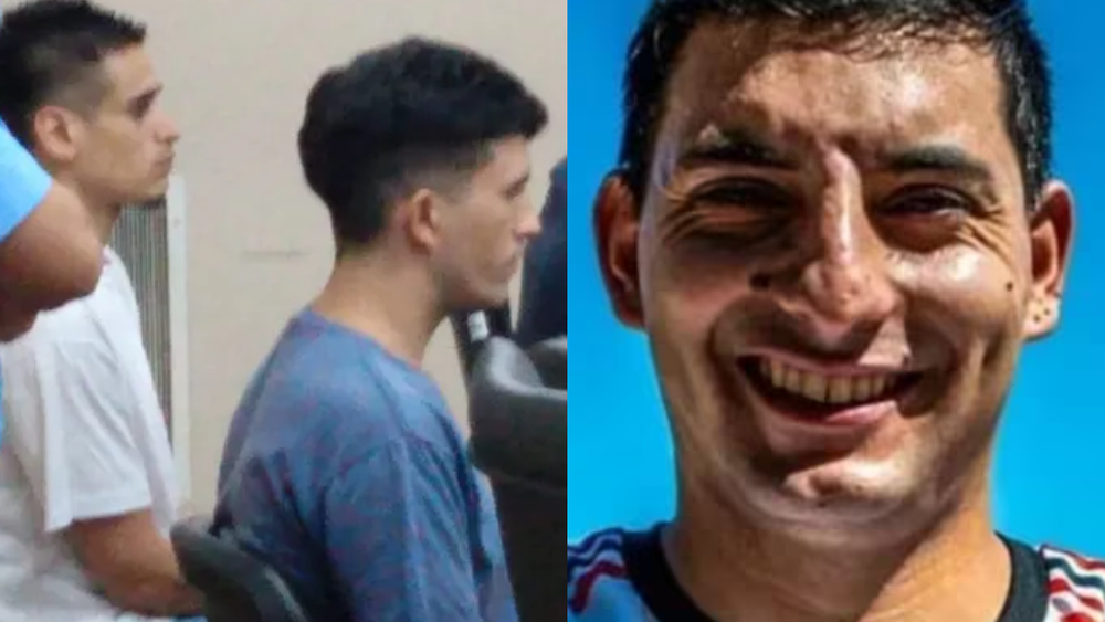 Por el crimen de Diego Andreoni (derecha) Franco Gómez y Julio Castro enfrentan un debate ante un tribunal.&nbsp;