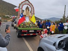 La Virgen peregrina de Andacollo de Chile cruzará la Cordillera para visitar San Juan durante tres dias. La imagen llega el próximo viernes. La Virgen peregrina de Andacollo de Chile cruzará la Cordillera para visitar San Juan durante tres dias. La imagen llega el próximo viernes.