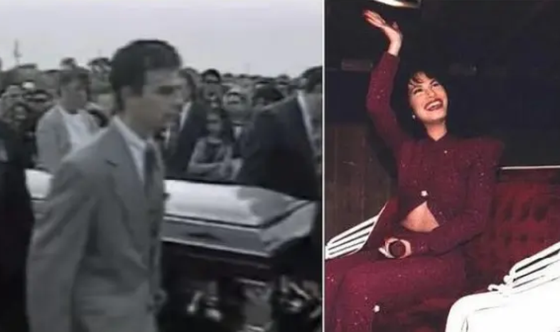 Se viralizó el video de un supuesto “fantasma” en el funeral de la cantante Selena