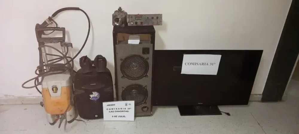 Secuestraron objetos robados y piden que los damnificados los reconozcan