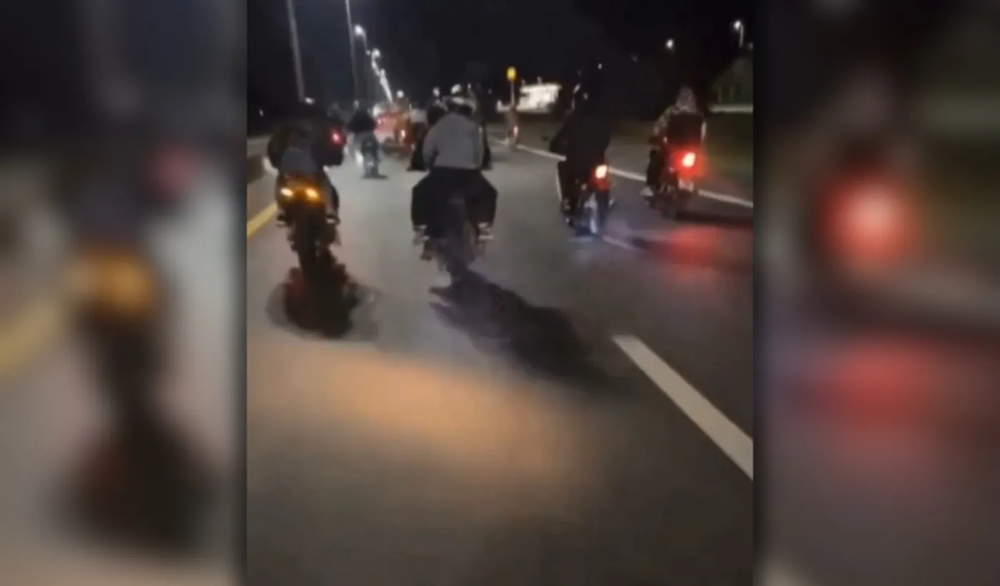 Un video captó el momento del accidente de tránsito.