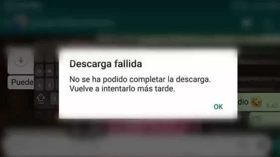 Whatsapp: cómo solucionar el error “descarga fallida”