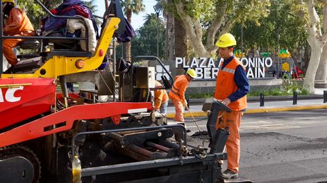 En Capital ya se repavimentaron 5 cuadras de las 50 previstas,