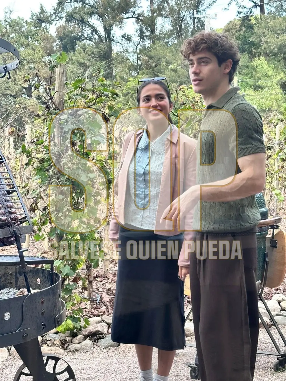 Maia y Franco, juntos.