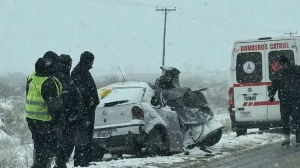 El accidente se produjo  en una zona conocida como La Escondida. (Foto: gentileza Diario Río Negro