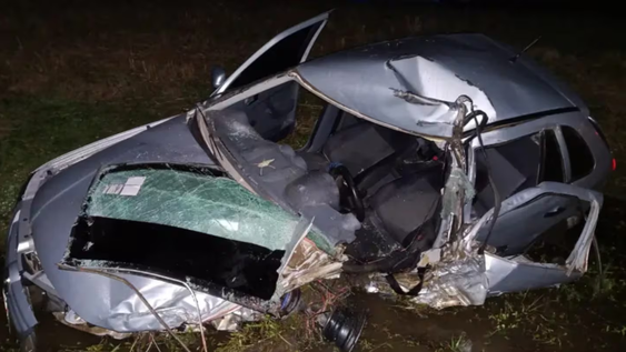 Así fue el impactante choque en el que murió Jeremías Lucas Correa.