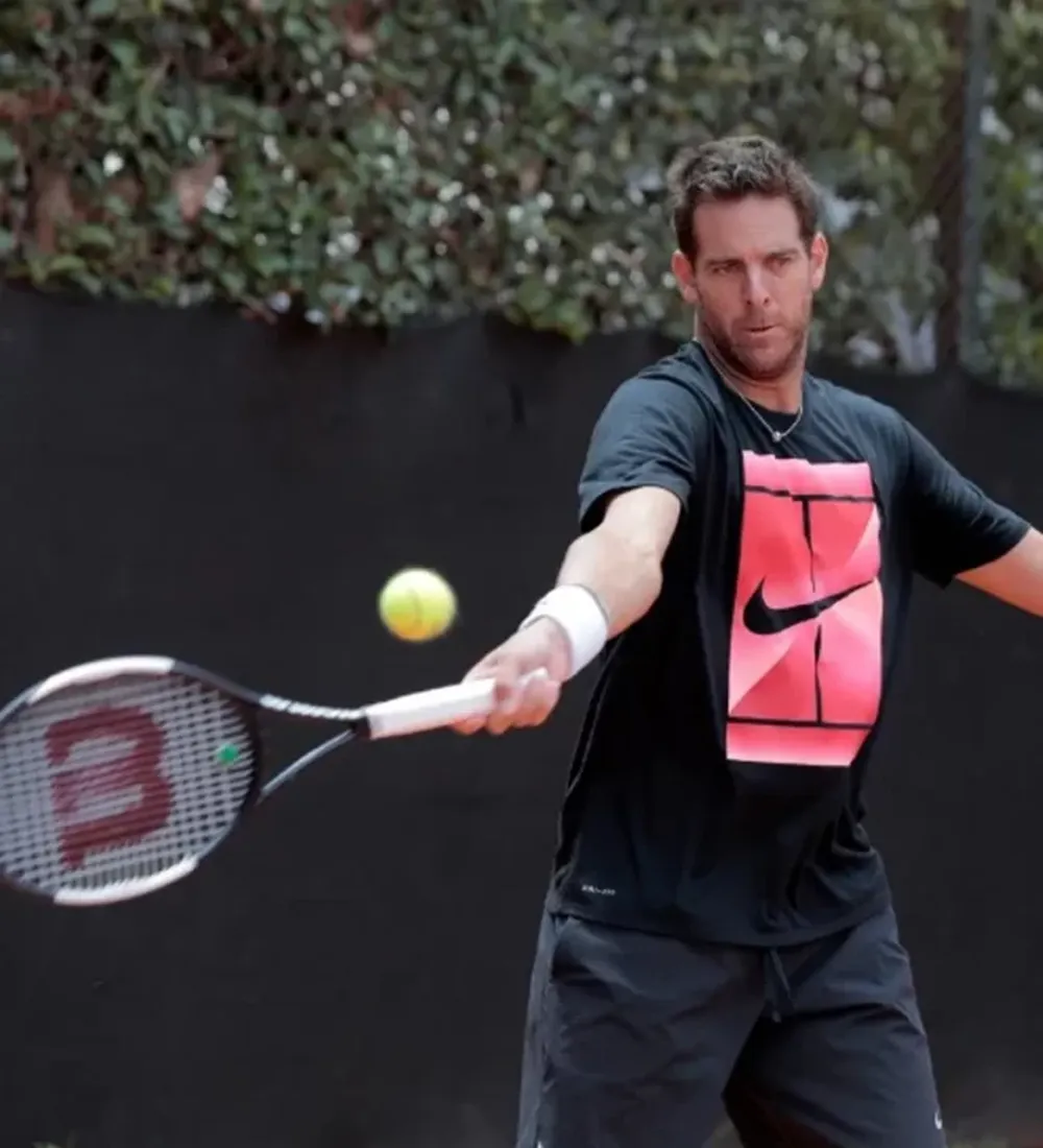 Del Potro jugará hoy con Delbonis