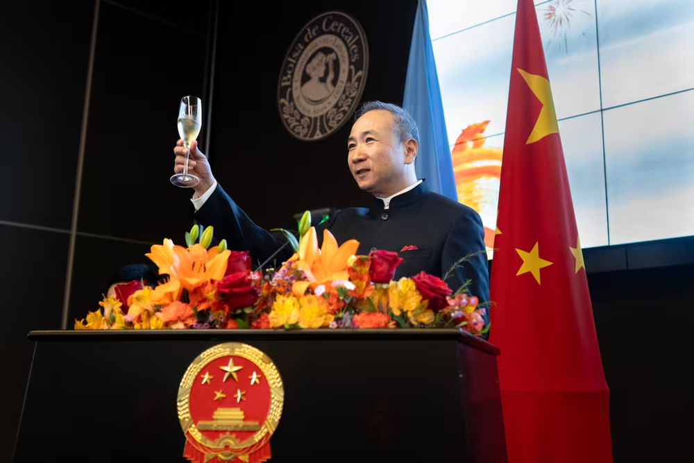 Wang Wei, embajador de China en Argentina.&nbsp;