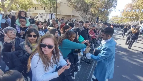 Día patrio en San Juan: las imágenes del desfile del 25 de Mayo