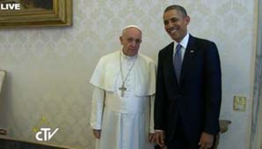 Obama se reunió con Francisco en el Vaticano