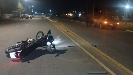 La imagen del accidente de tránsito.