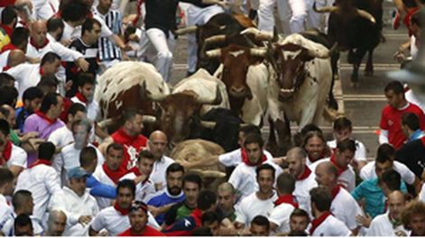 Ya son 4 los heridos en el primer encierro de San Fermín