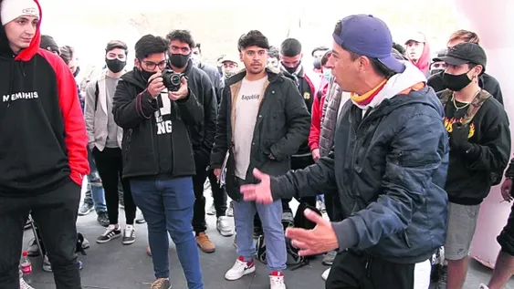El flow ardió en la tarde