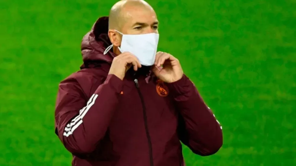 Zidane tiene coronavirus