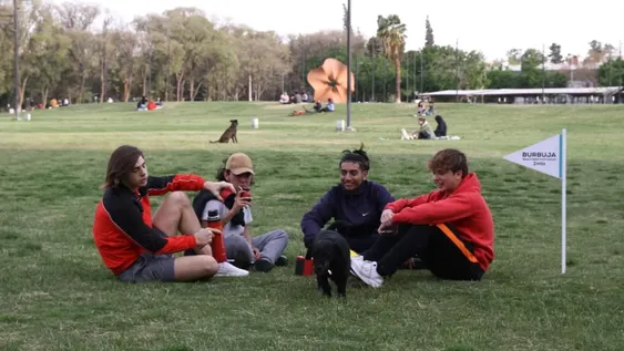 Sólo en el Gran San Juan, son 35 los espacios verdes con burbujas