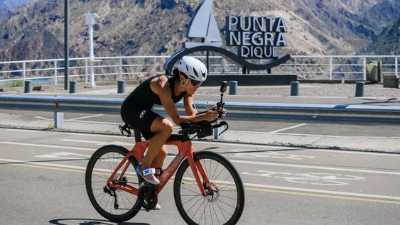 Lista. Augusta Jaled será otra de las sanjuaninas presentes en el Iroman 70.3 que copa San Juan.