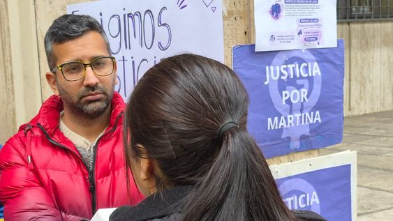Martina, la víctima del intento de femicidio en Chimbas.&nbsp;