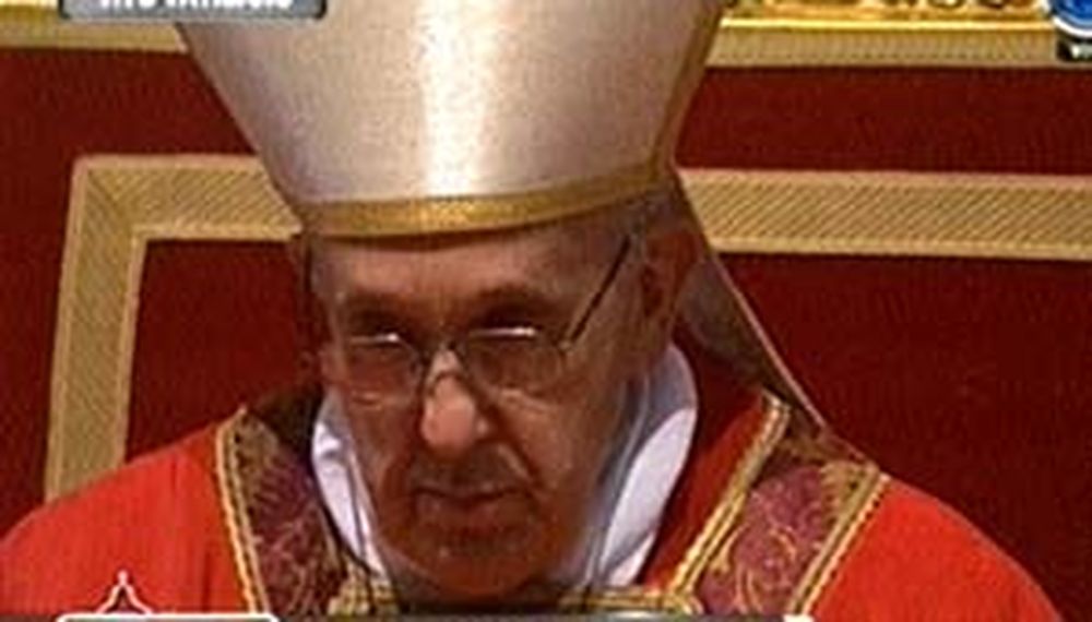 Francisco conmemoró la Pasión de Cristo en el Vaticano
