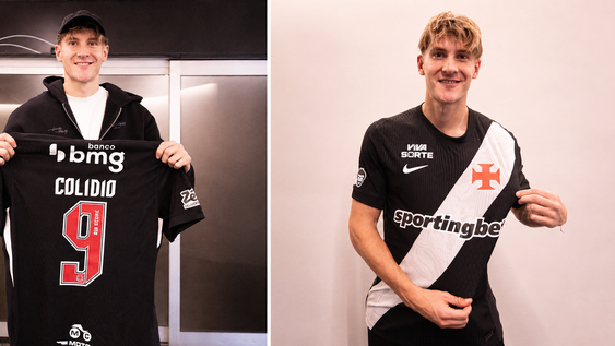 Facundo Colidio se despidió de River y fue presentado en Vasco da Gama.
