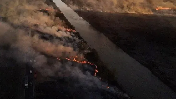 El Presidente ordenó la actuación de las Fuerzas Armadas ante los incendios