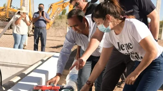 Con aporte minero, inauguraron obras para abastecer de agua potable a más de 3.000 usuarios