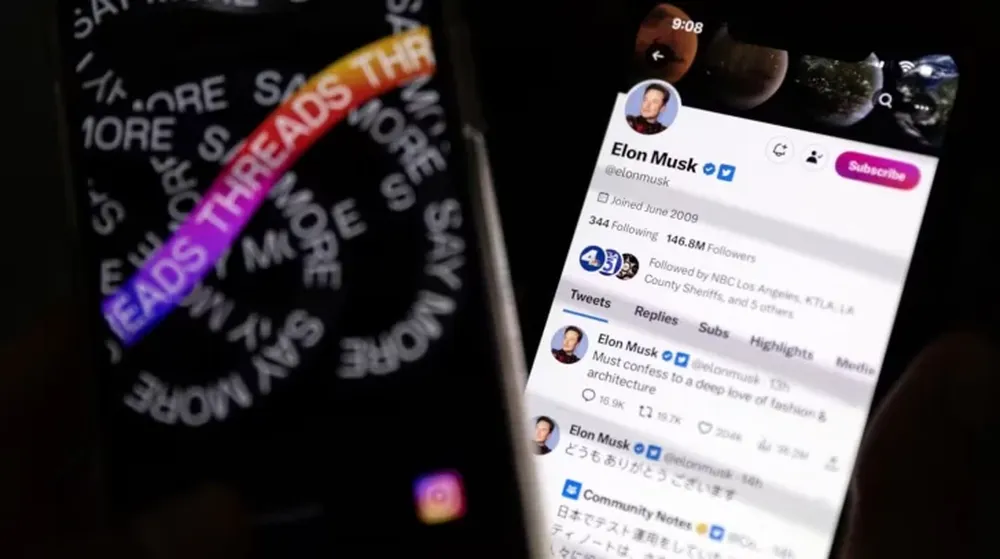 ¿Adiós a X? Threads superó en cantidad de usuarios activos a la red social exTwitter