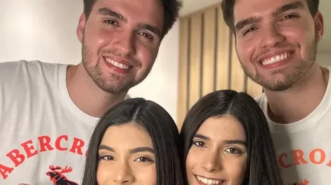 Dos parejas de gemelos idénticos causan furor en TikTok