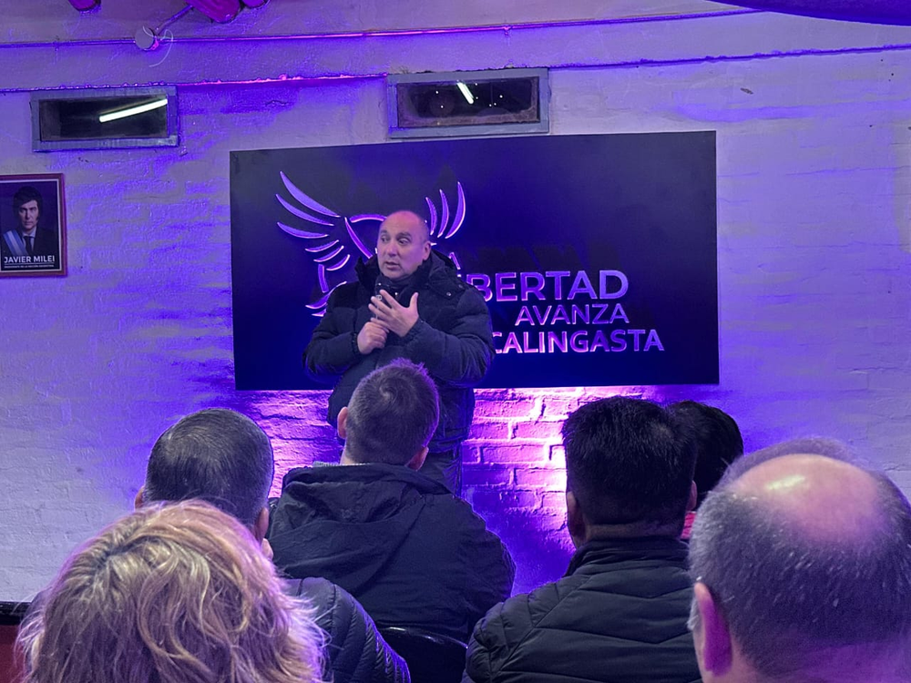 Nueva sede de La Libertad Avanza en Calingasta.