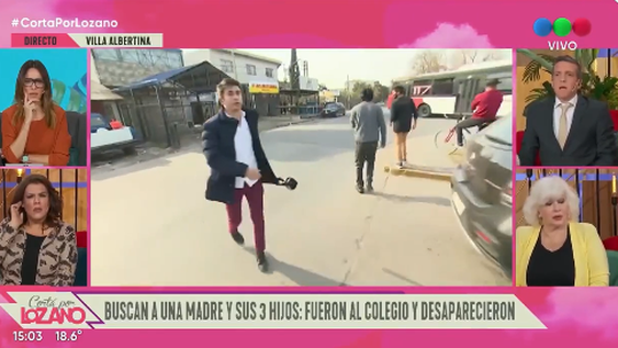 Robaron el móvil de Cortá por Lozano cuando hacían una nota en vivo desde una comisaría