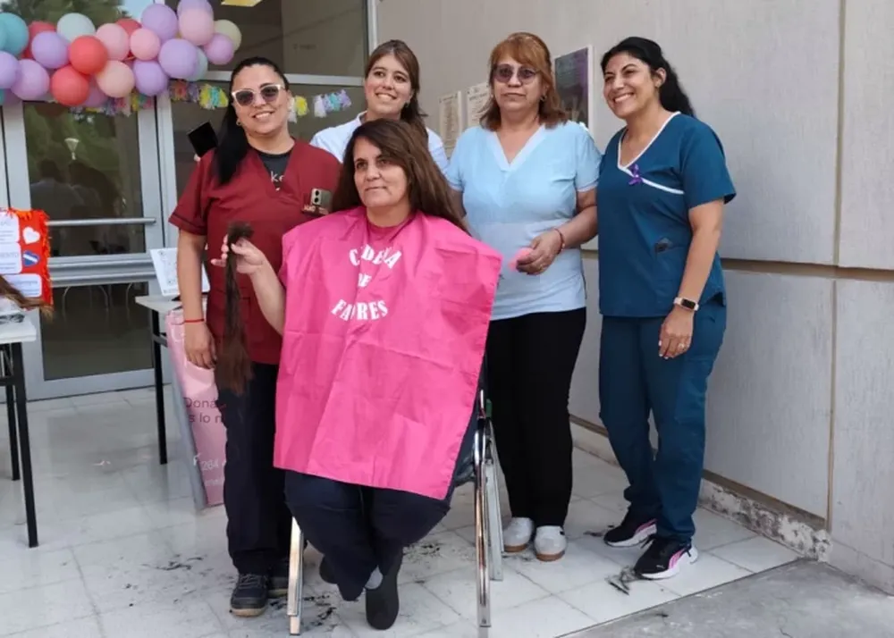 Más de 30 personas donaron cabello para la confección de pelucas oncológicas.