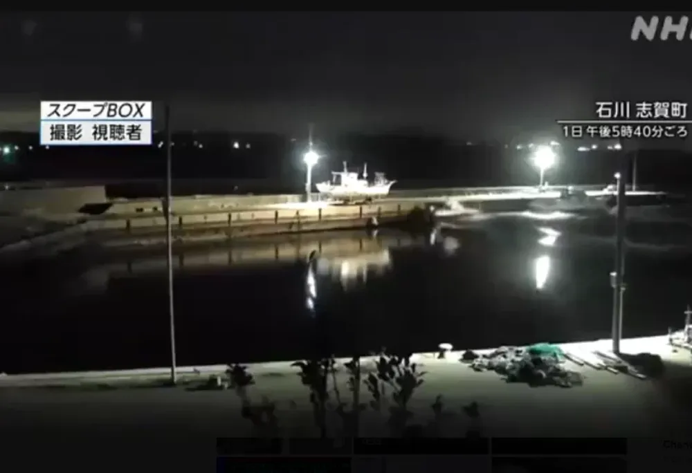 Terremoto en Japón: así impactó el tsunami en Shika, la ciudad que alberga una planta nuclear junto al mar