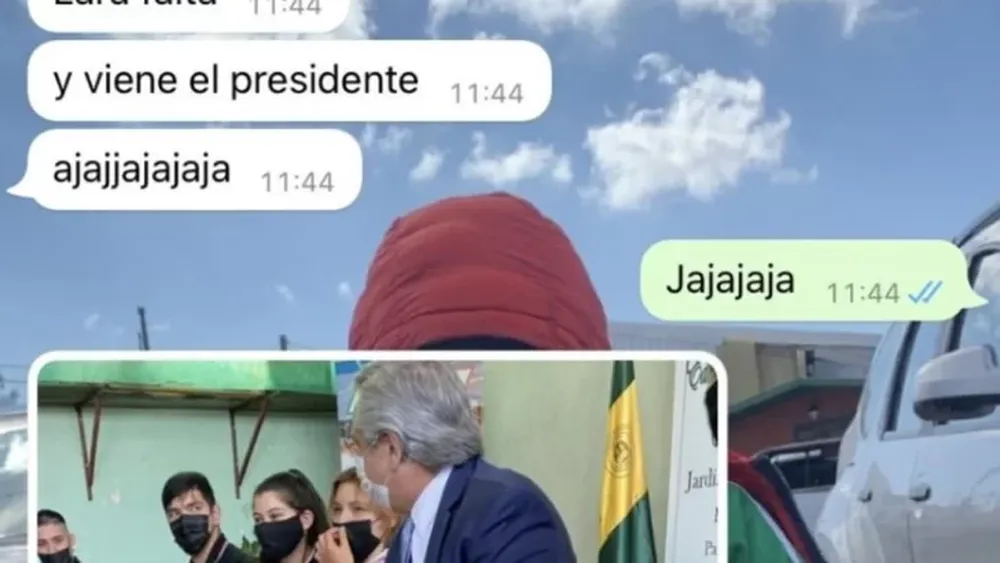 “Falto un día al colegio: *cae el presidente*”: el insólito viral de una estudiante
