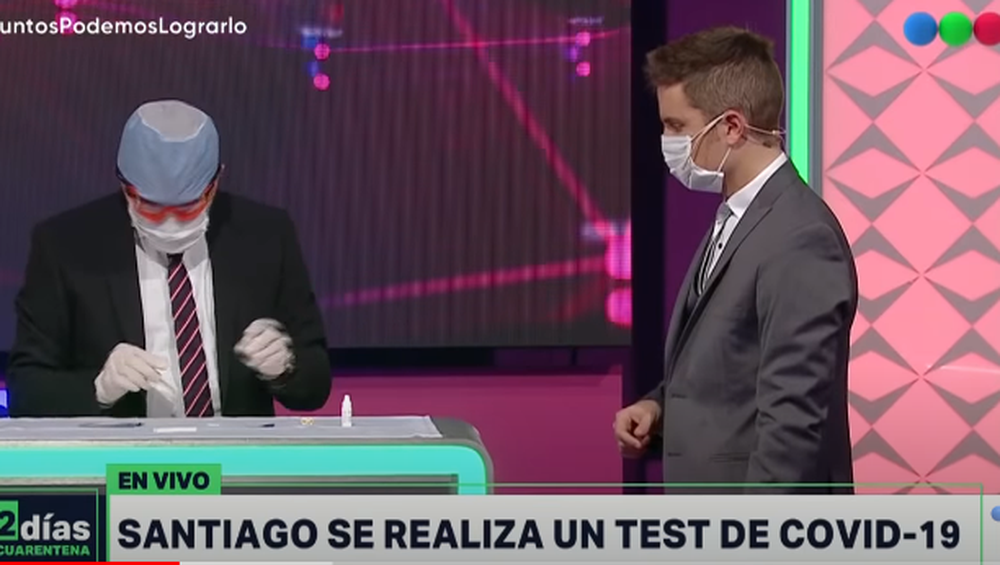 Santiago del Moro se hizo un test de coronavirus en vivo